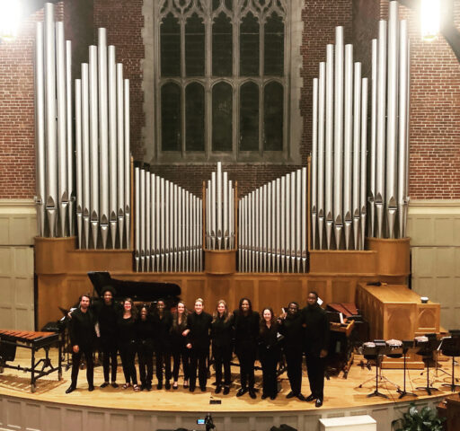 Huntingdon Percussion Ensemble Wows Concert Audience