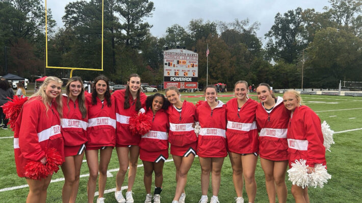 H-A-W-K-E-M, Hawk ‘em, Seniors, Hawk ‘em!