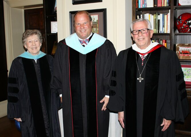 President Leigh Gives First Convocation Address