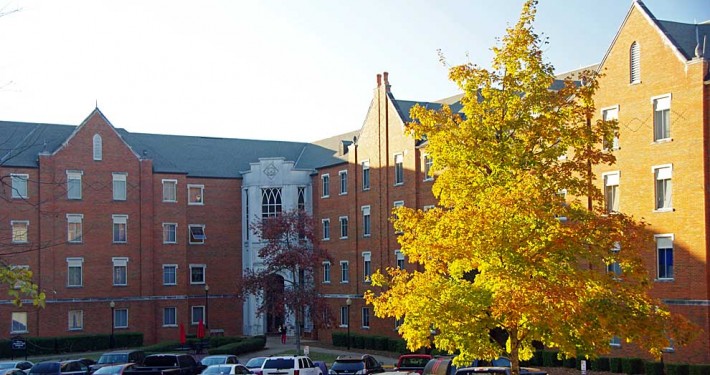 Blount Hall in autumn