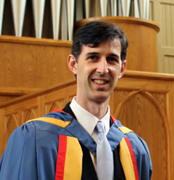 Dr. Jason Borders at Honors Convocation