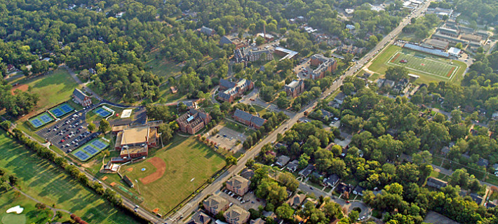 Huntingdon College campus aerial view 2012 Huntingdon College campus aerial view 2012